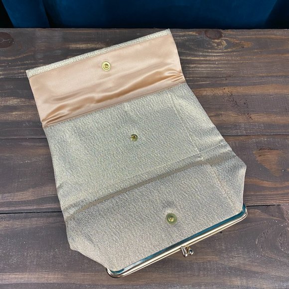 Lady Buxton Gold Vintage Clutch Bag - Picture 2 of 6